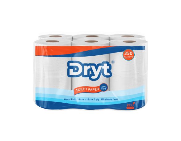 11.00 Dryt Toilet Paper 12 rolls