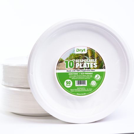 $8.00 Dryt 10" Disposable Plates 50c